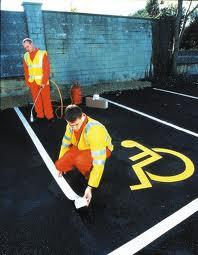 thermoplastic line markings